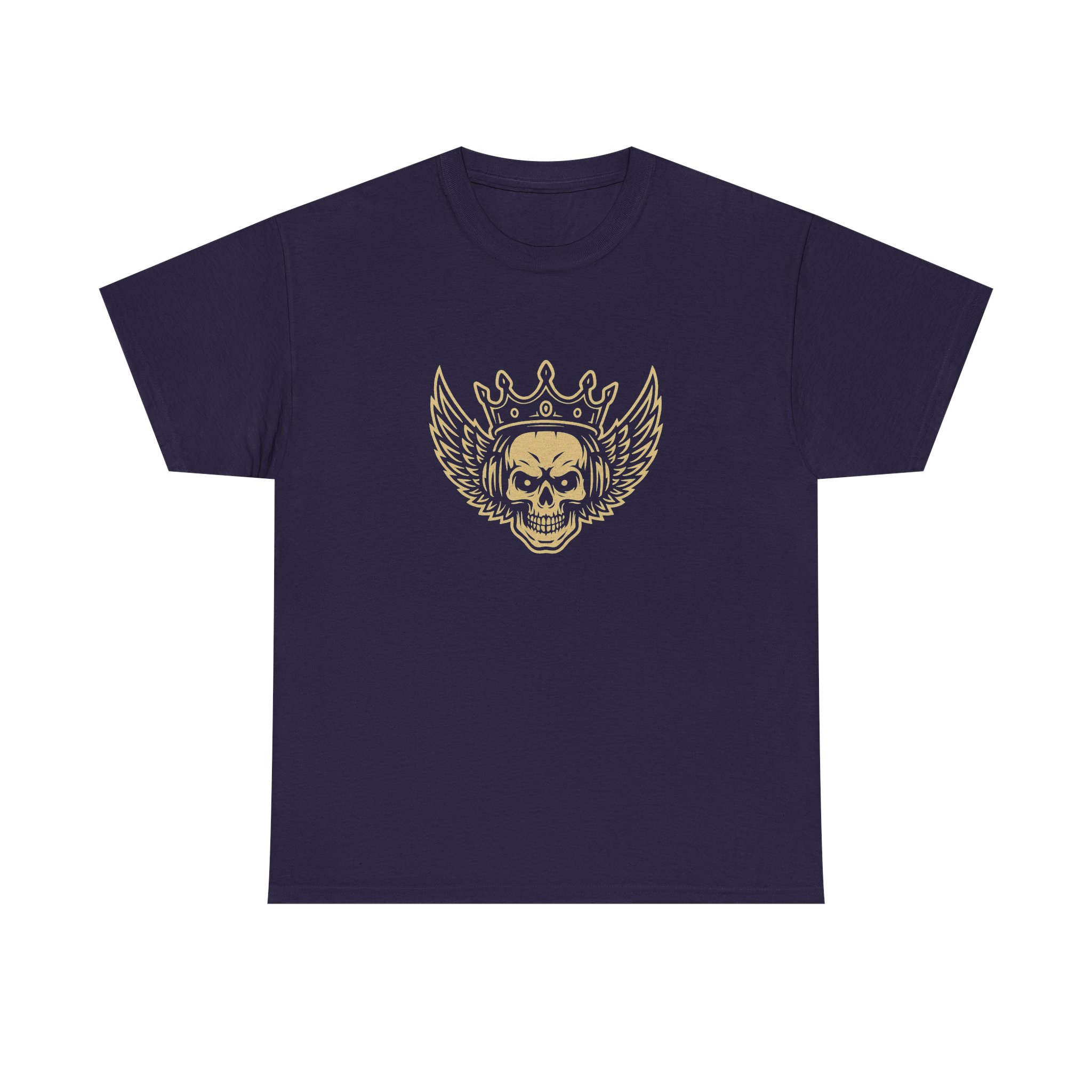 Skull with crown and wings Tee - Image 13