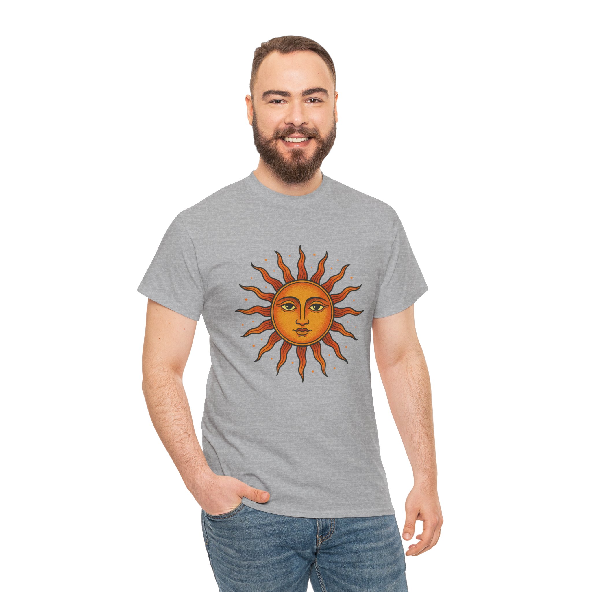 Sunshine Heavy Cotton Tee - Image 4