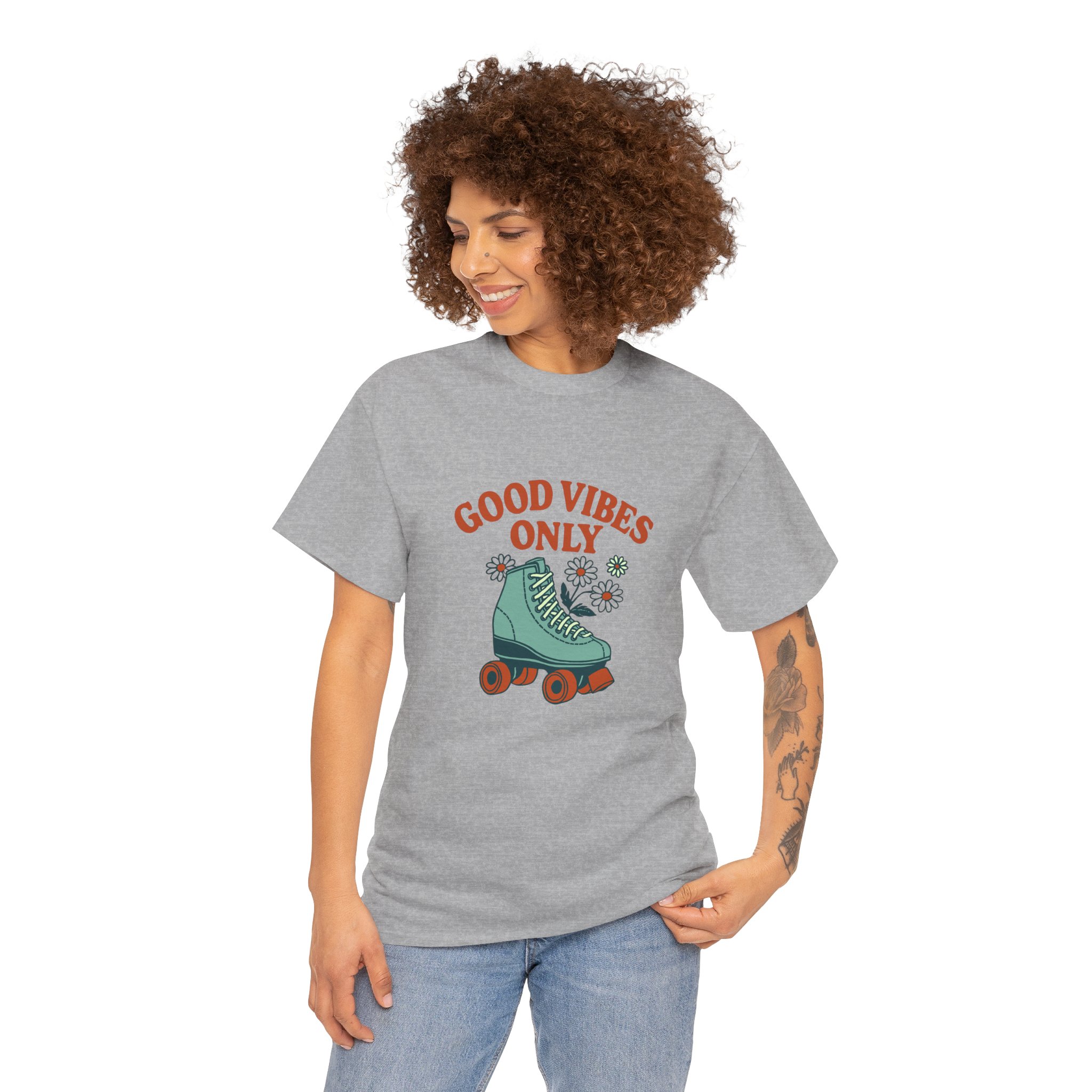 Good Vibes Roller Skate Tee - Image 3