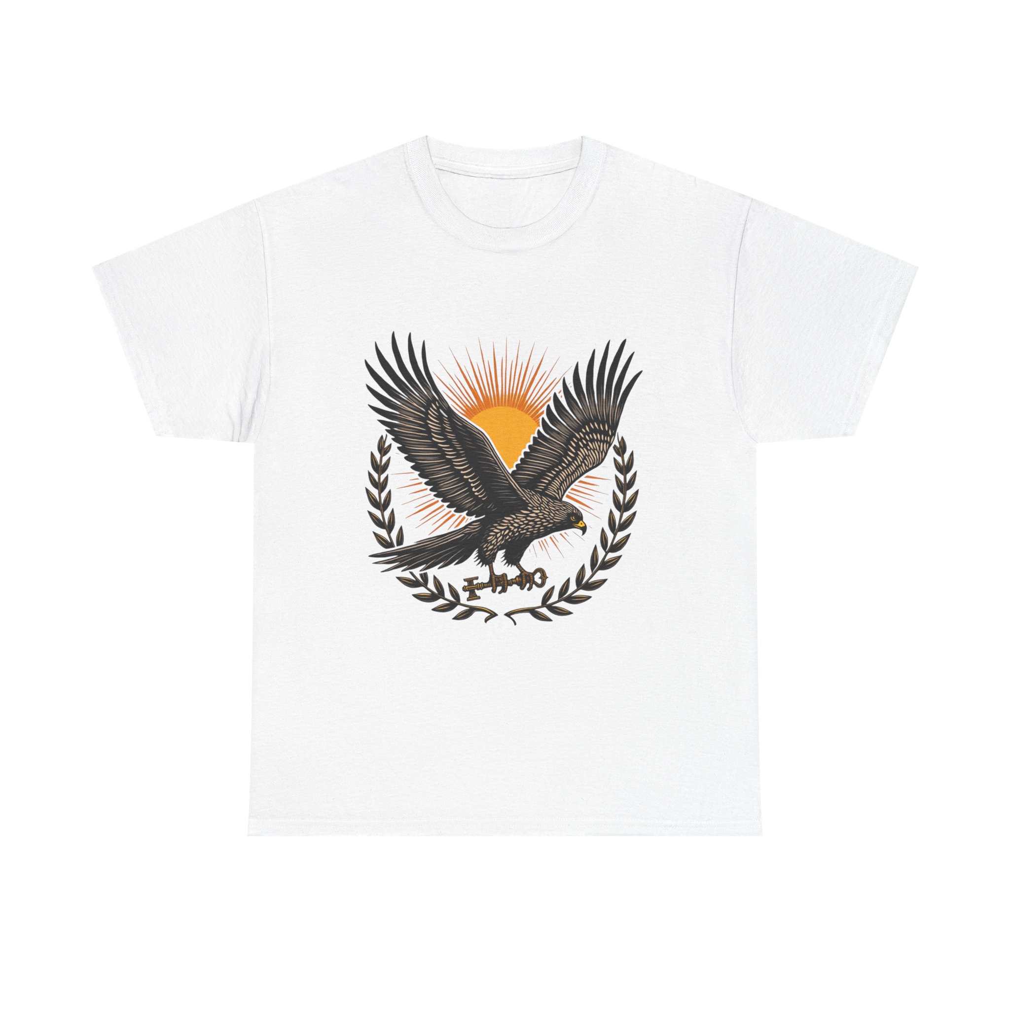 Eagle Sunset Heavy Cotton Tee - Image 2