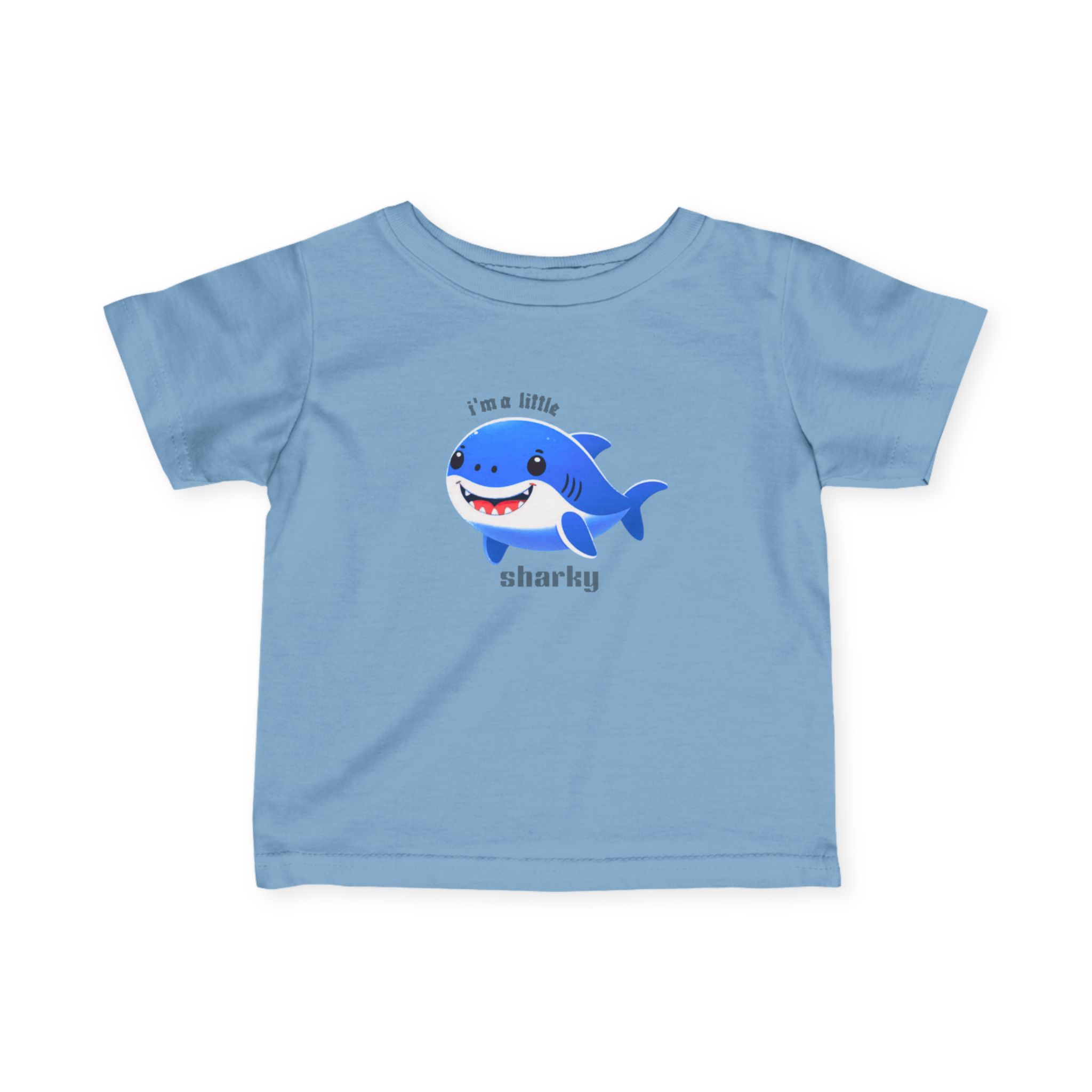 I'm a Little Sharky Infant Tee - Image 5