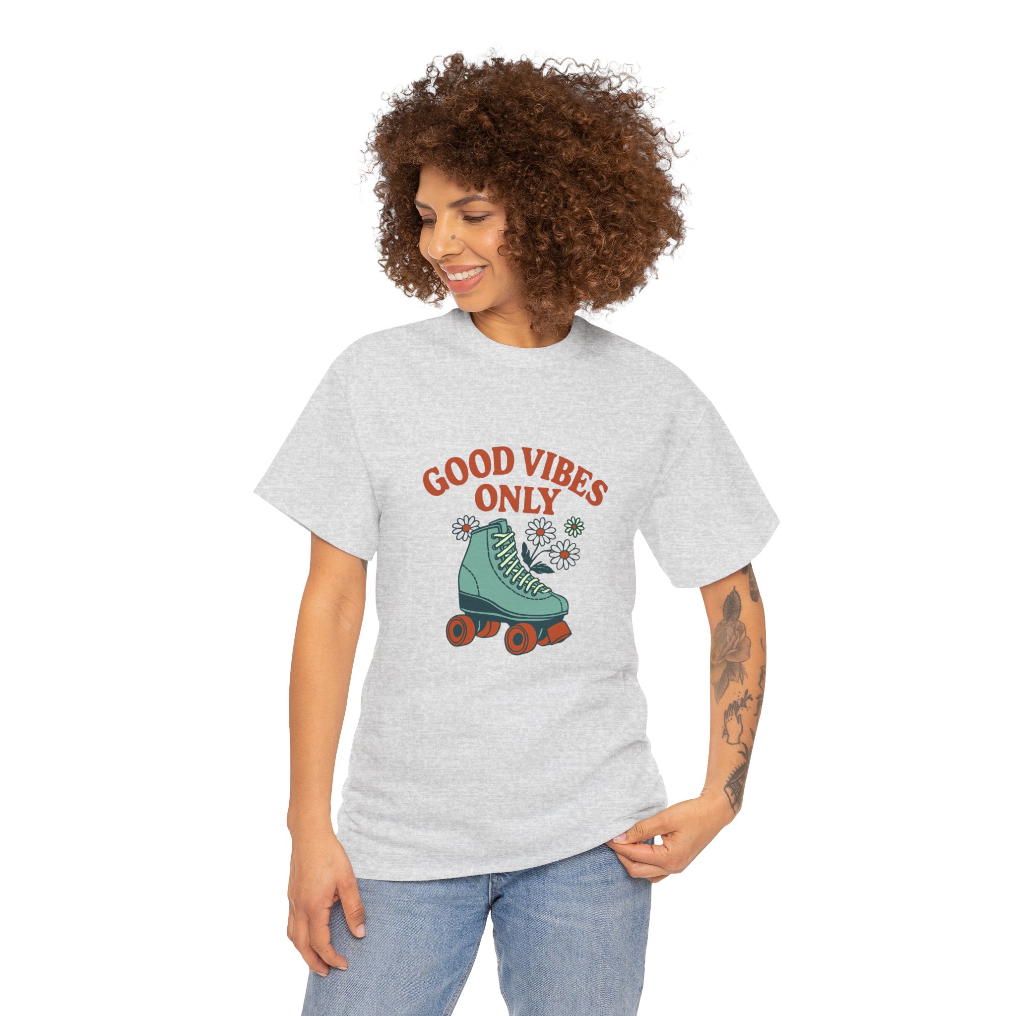 Good Vibes Roller Skate Tee - Image 2