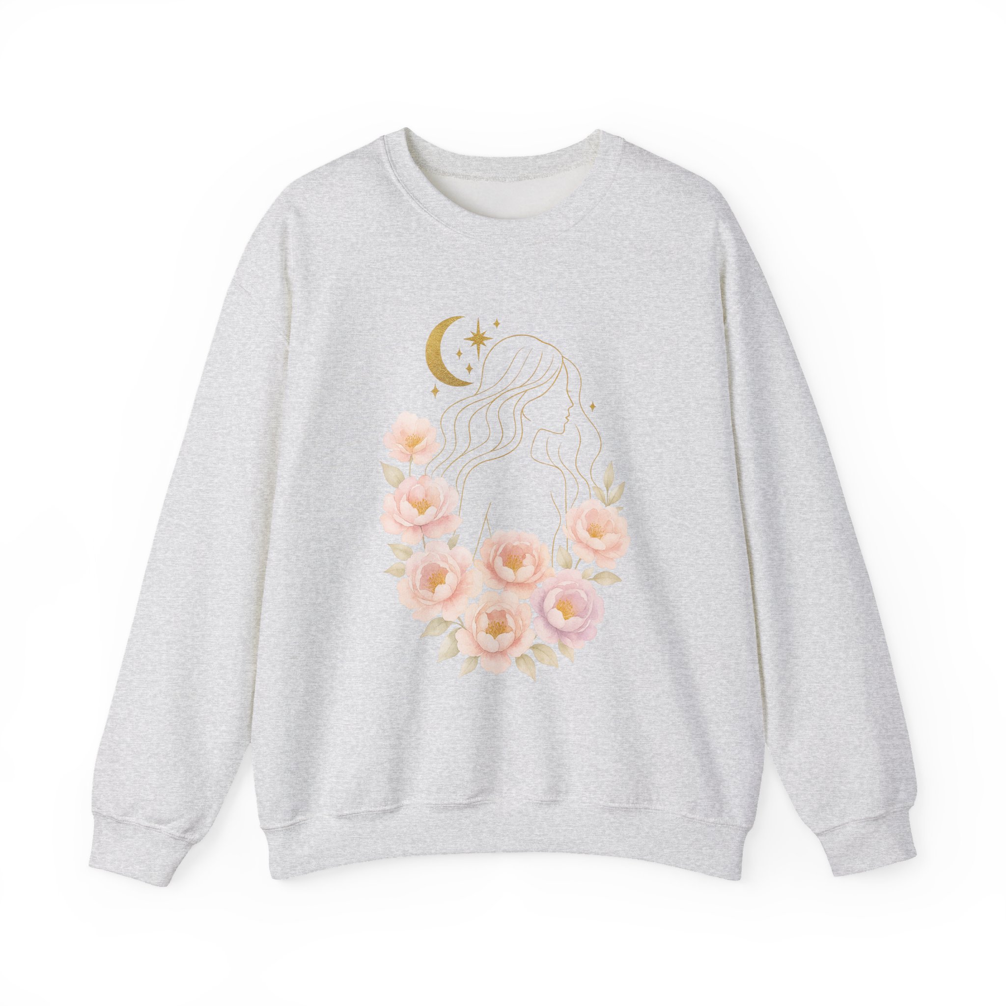 Blooming Moonlight Unisex Crewneck Sweatshirt - Image 4