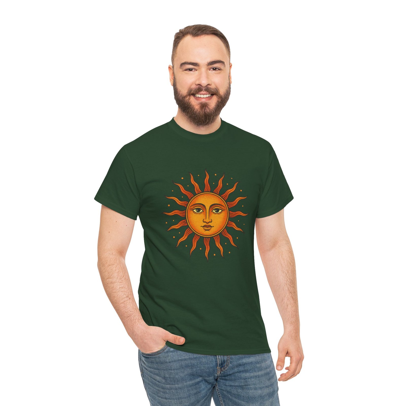 Sunshine Heavy Cotton Tee - Image 5