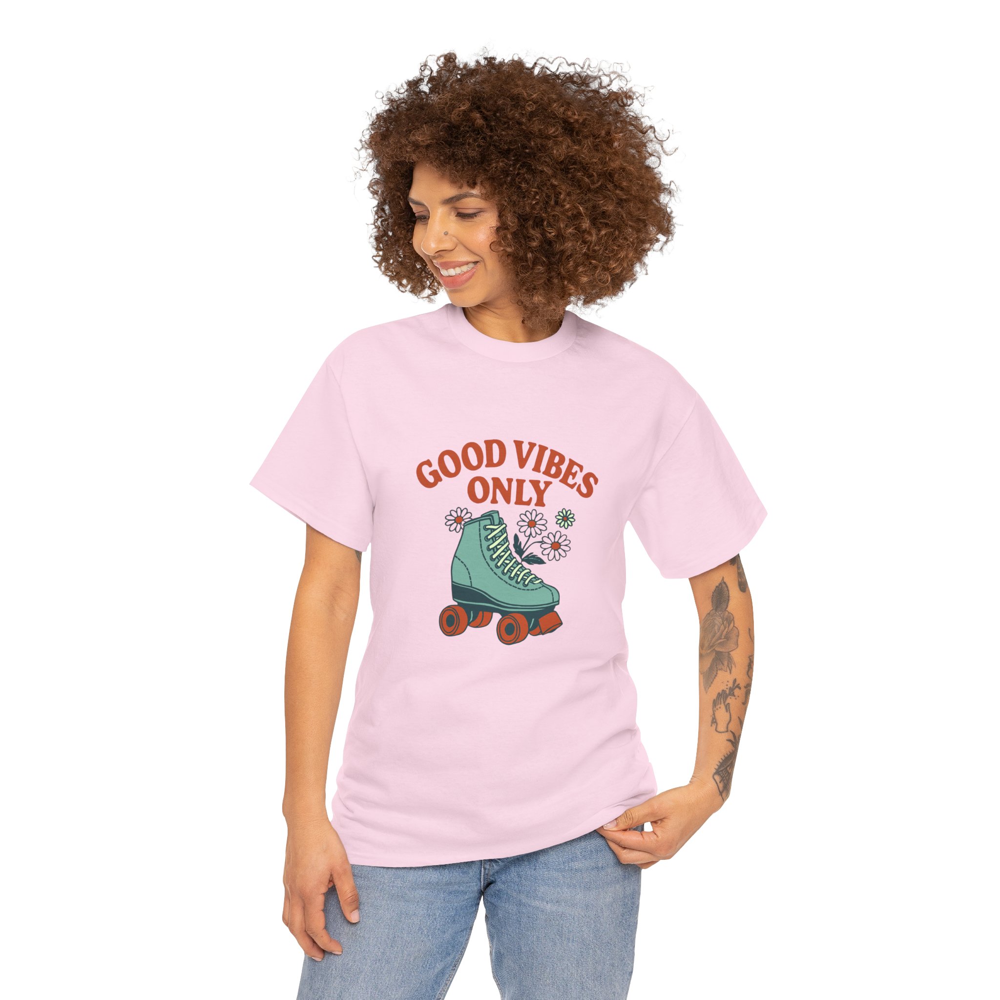 Good Vibes Roller Skate Tee - Image 5