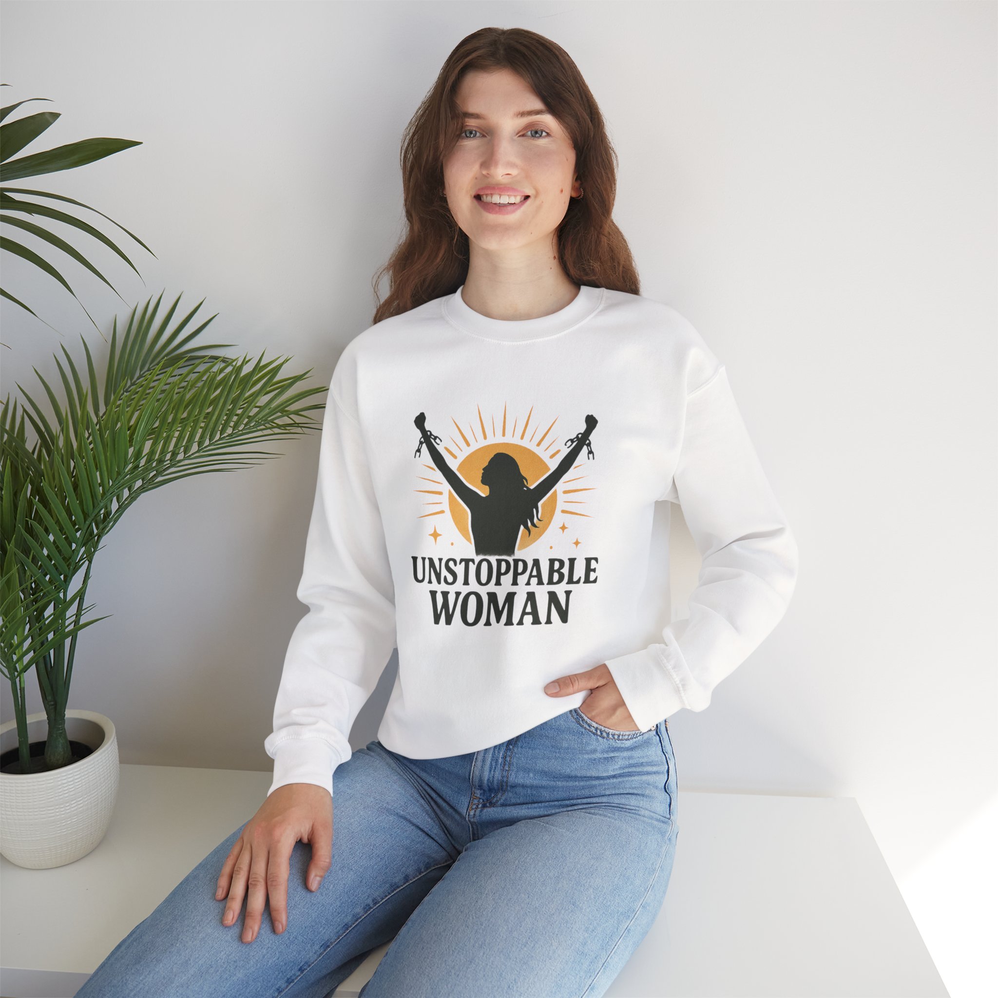 Unstoppable Woman Sweatshirt - Image 2