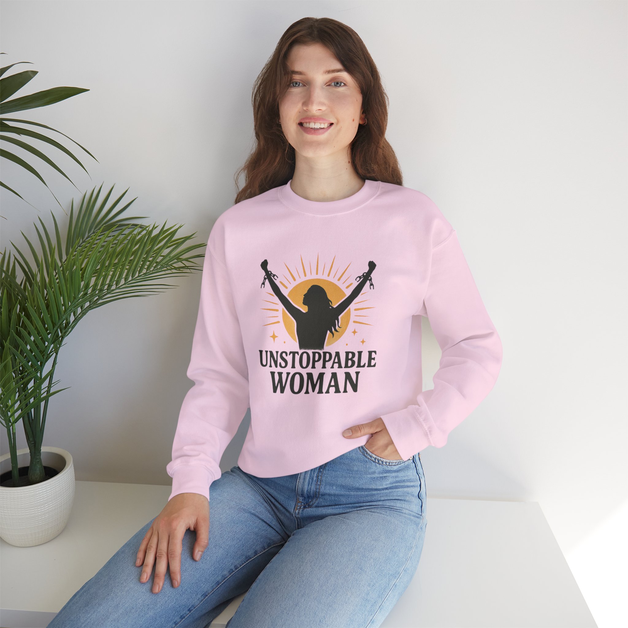 Unstoppable Woman Sweatshirt - Image 6