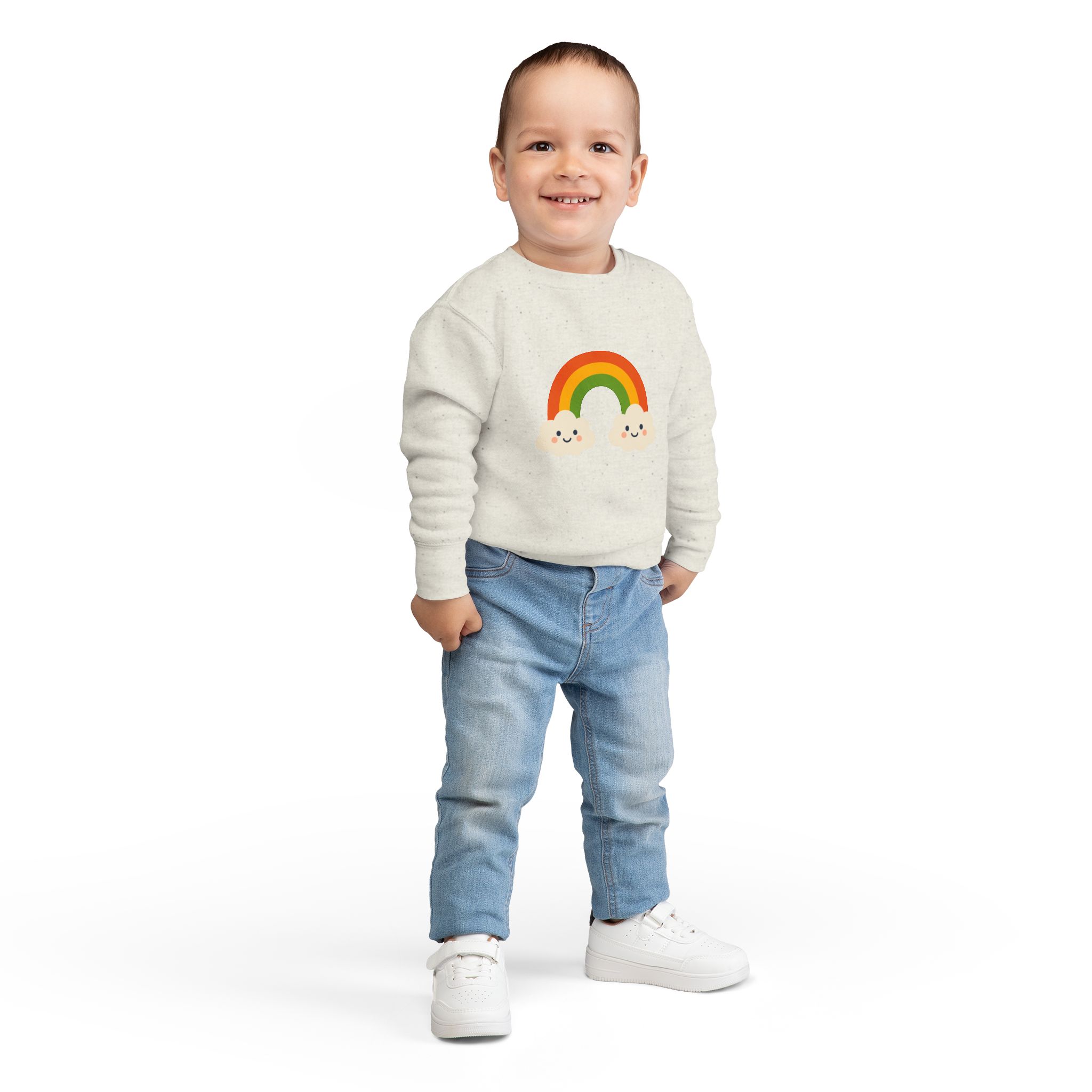 Toddler Rainbow Sweatshirt - Image 4
