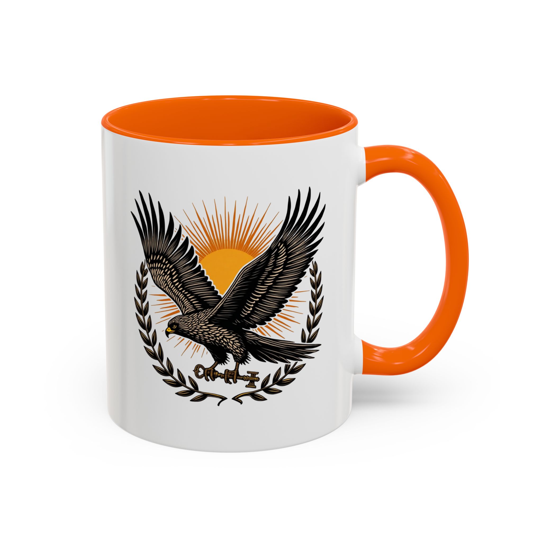 Eagle Sunrise Accent Coffee Mug - Image 7