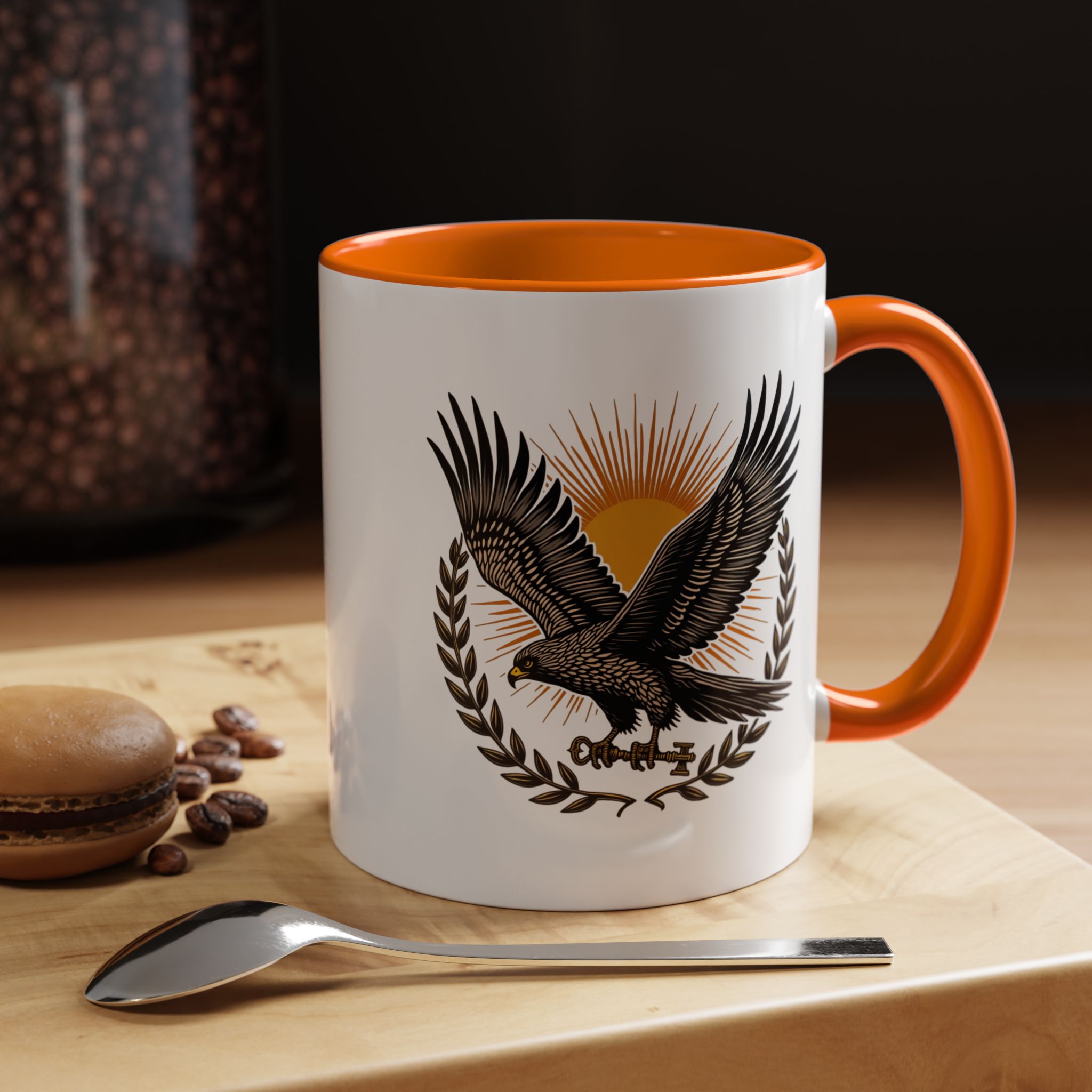 Eagle Sunrise Accent Coffee Mug - Image 6