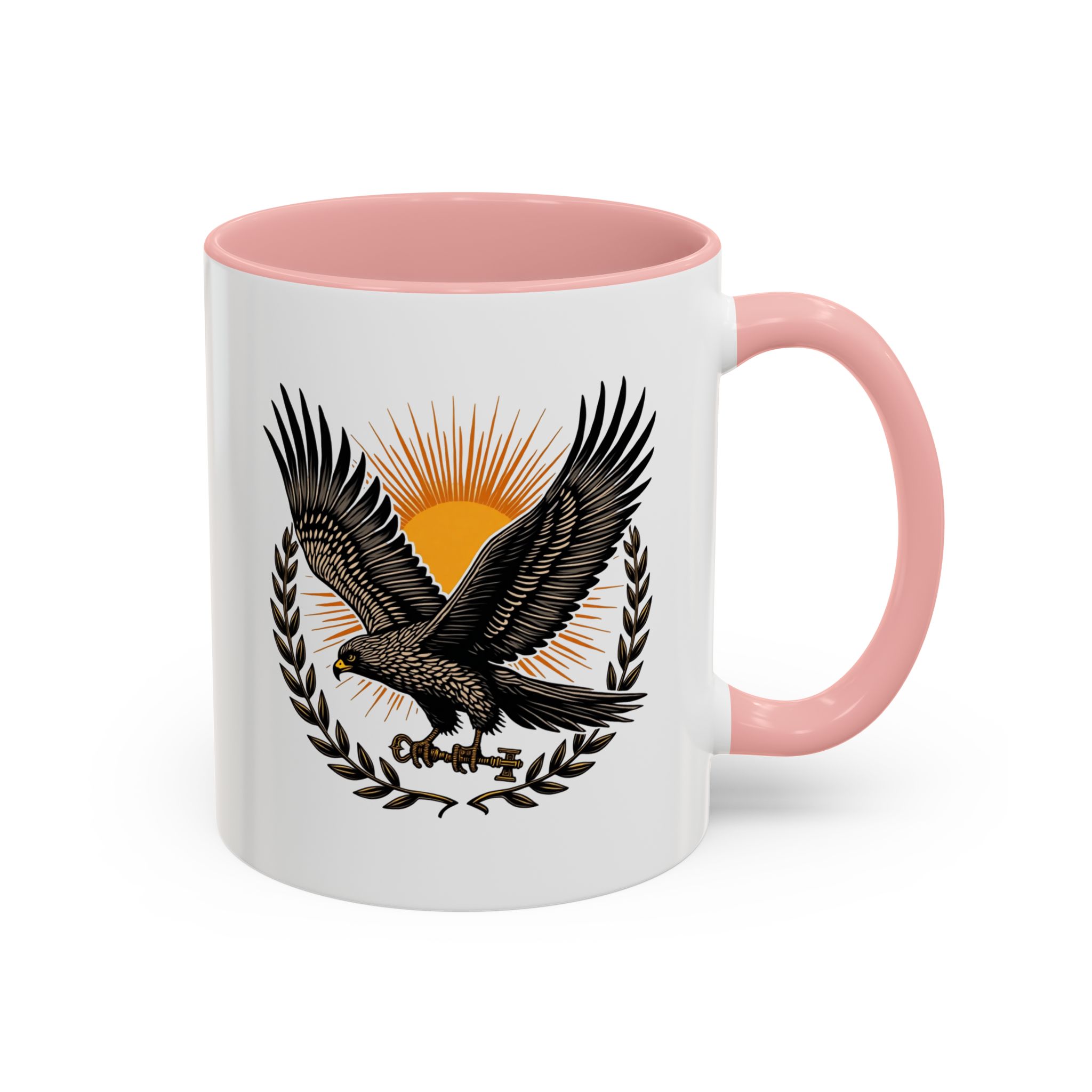 Eagle Sunrise Accent Coffee Mug - Image 3