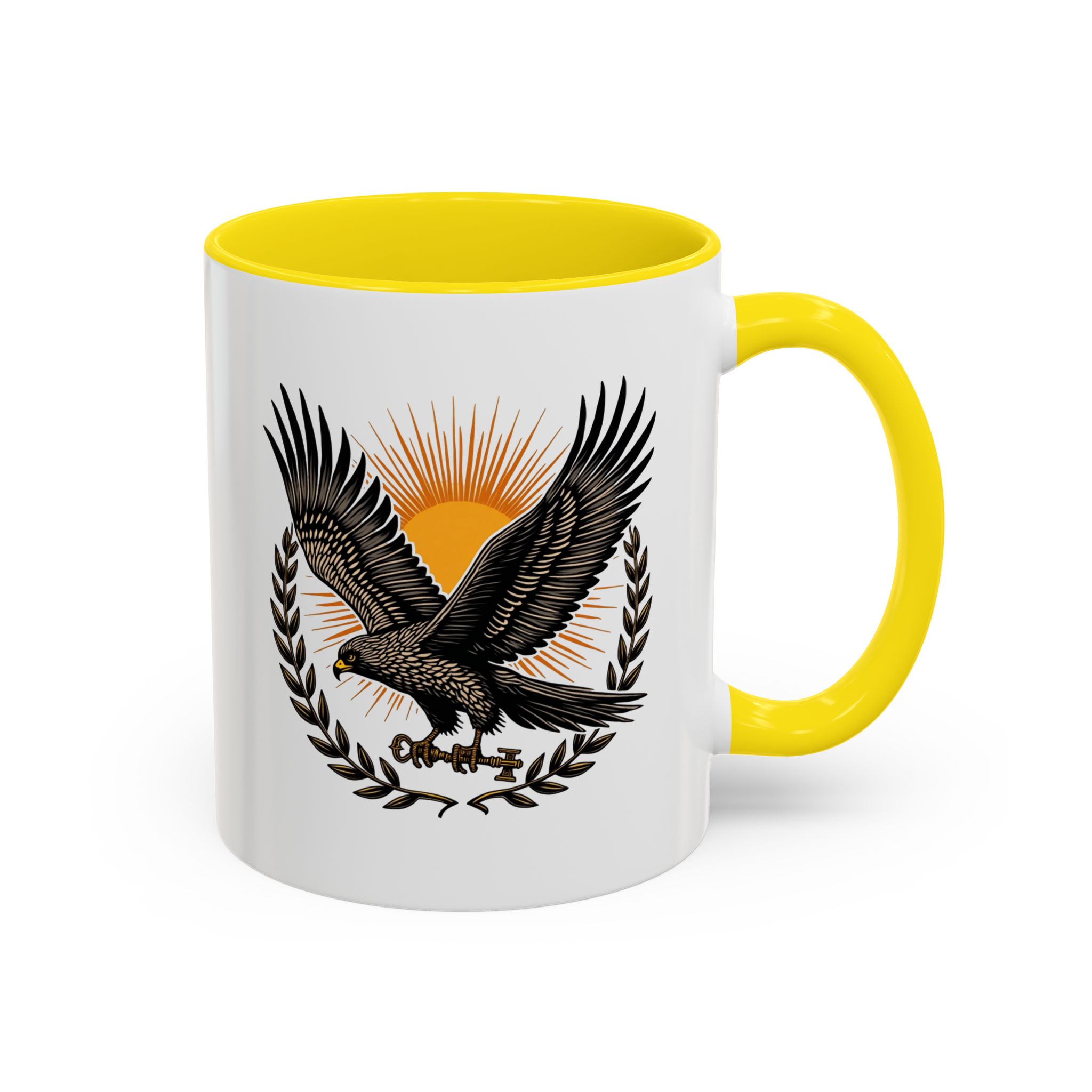 Eagle Sunrise Accent Coffee Mug - Image 9