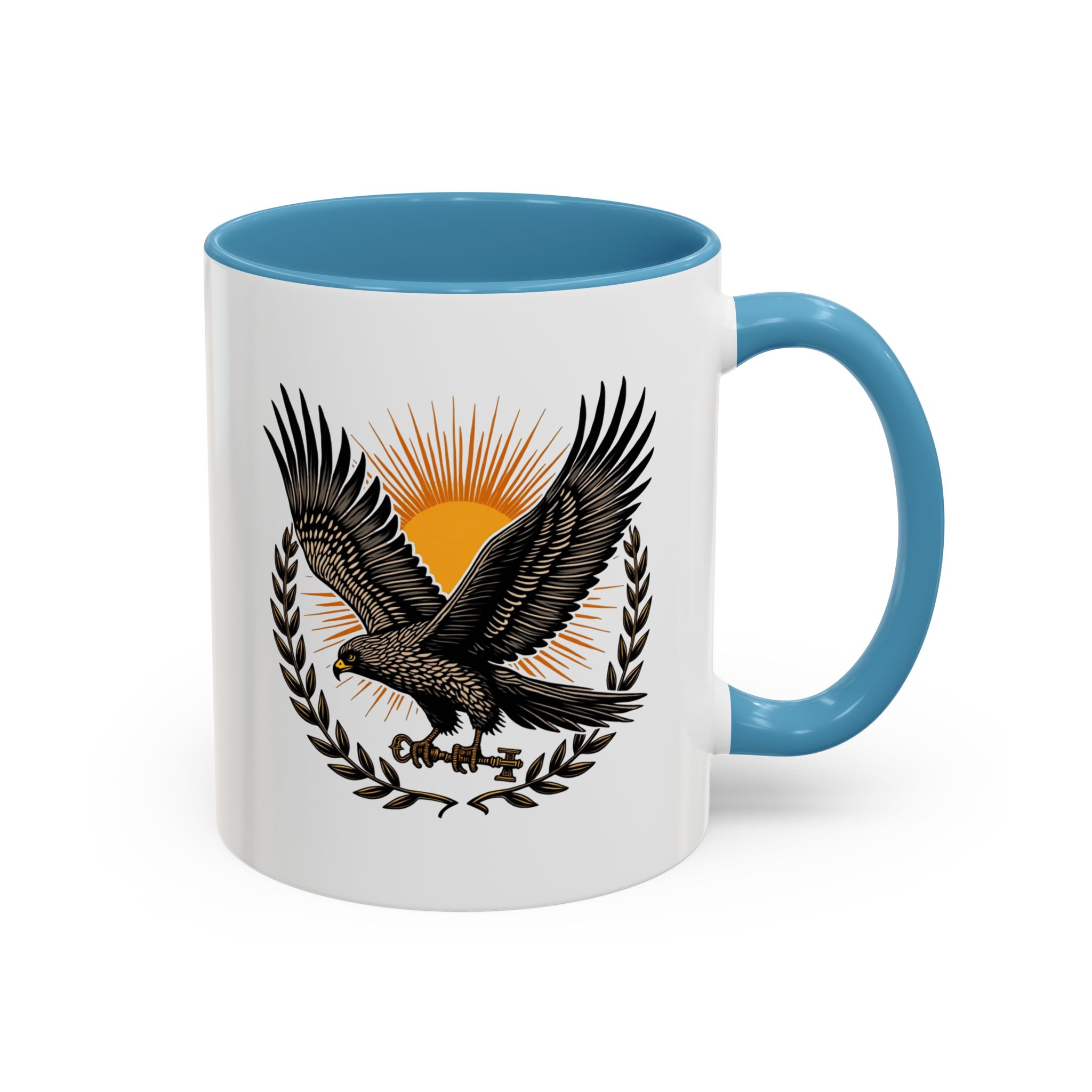 Eagle Sunrise Accent Coffee Mug - Image 5