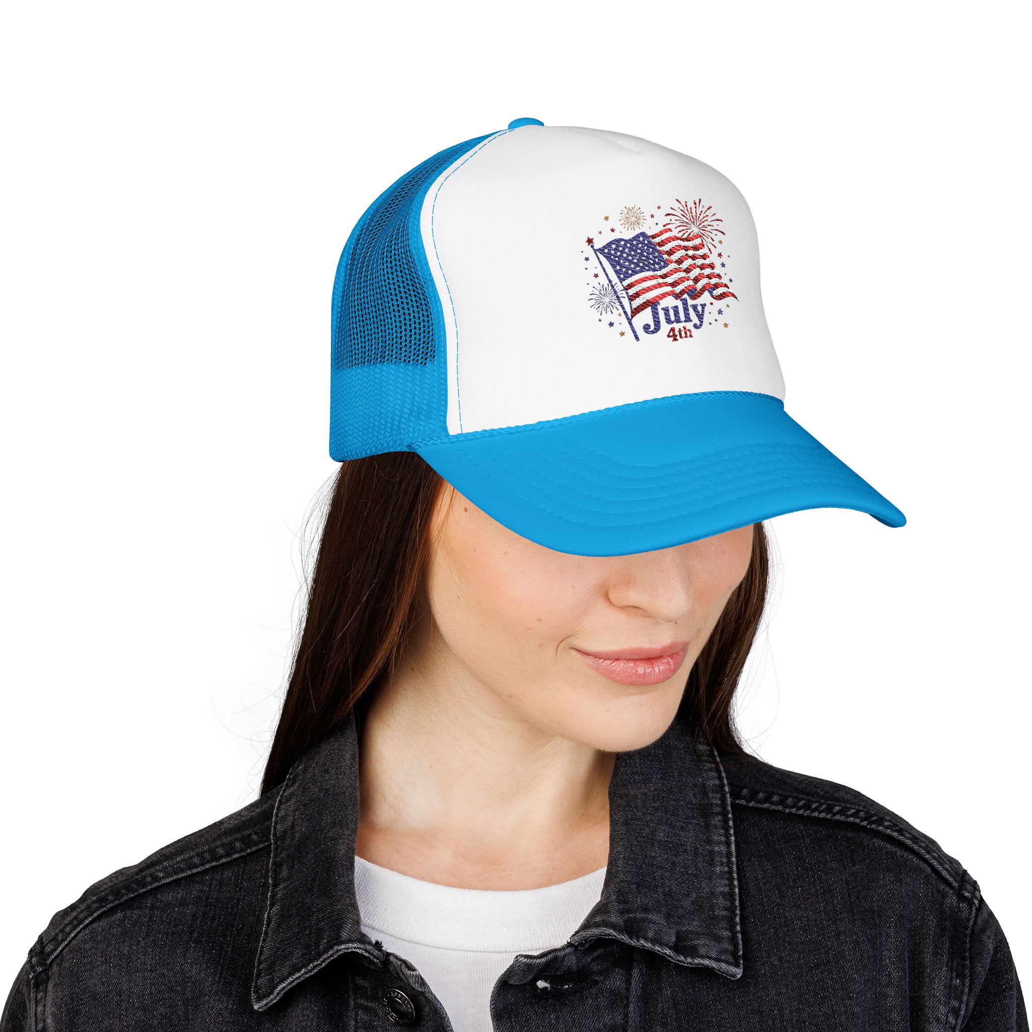 4th of July Foam Trucker Hat - Image 6