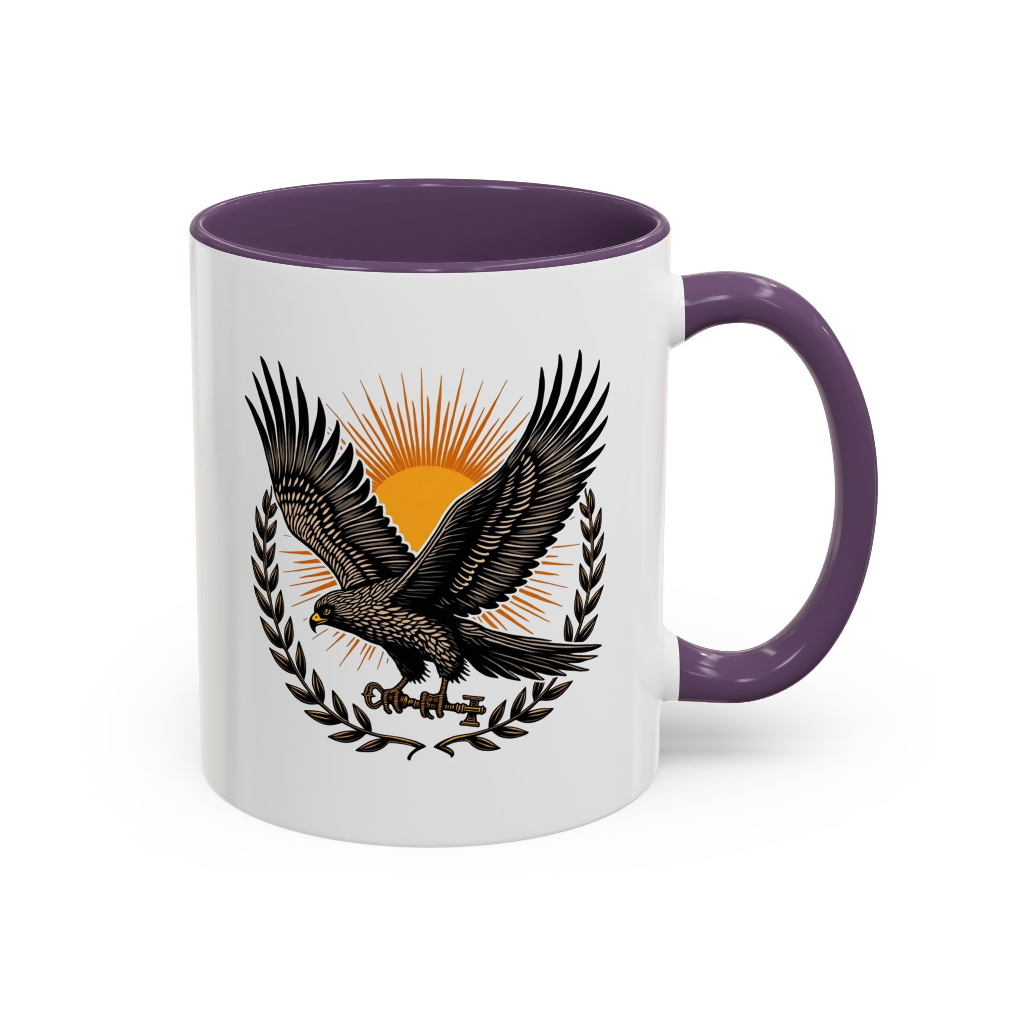 Eagle Sunrise Accent Coffee Mug - Image 12