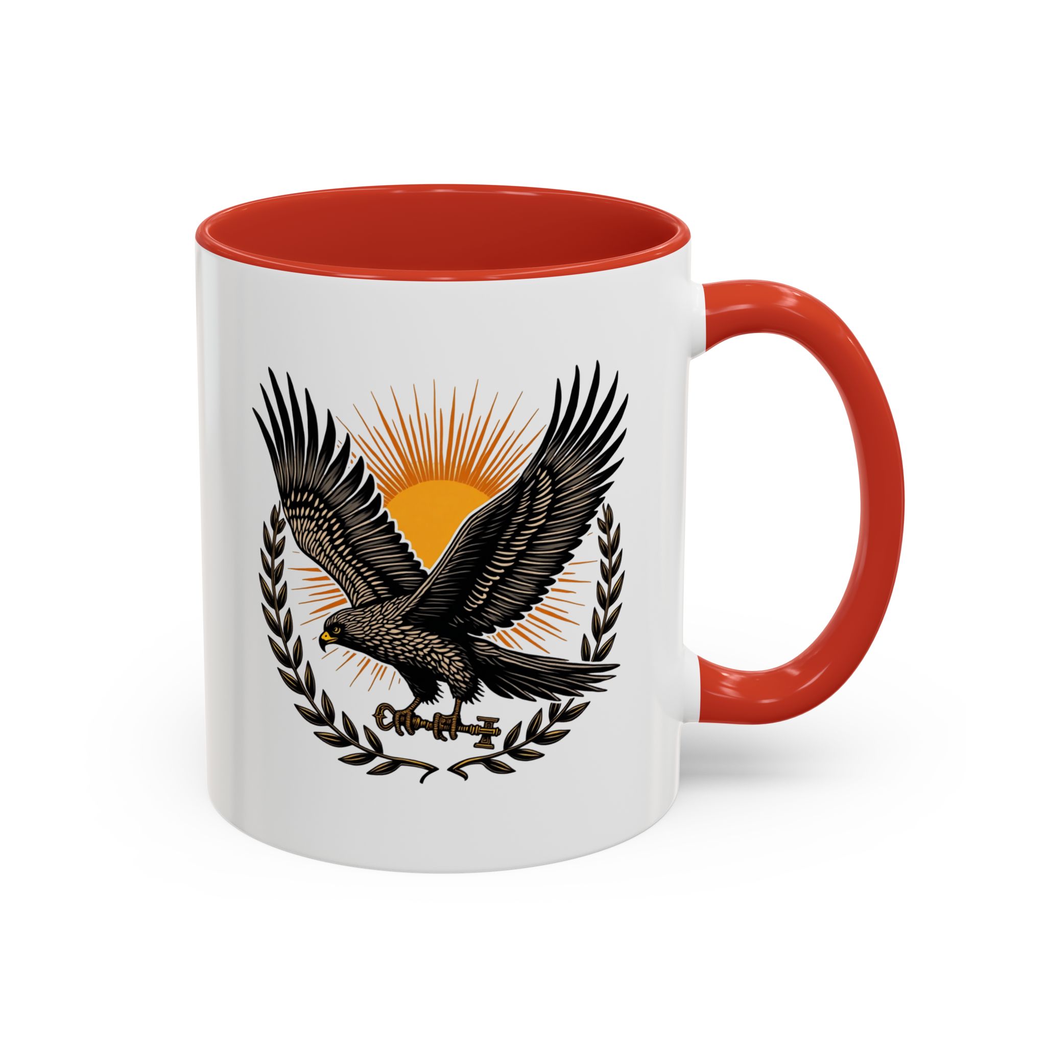 Eagle Sunrise Accent Coffee Mug - Image 4