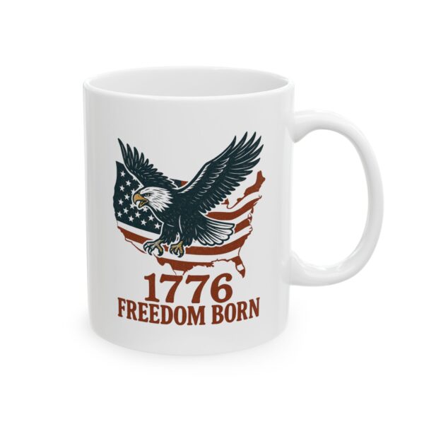 American 'Freedom Born' Mug