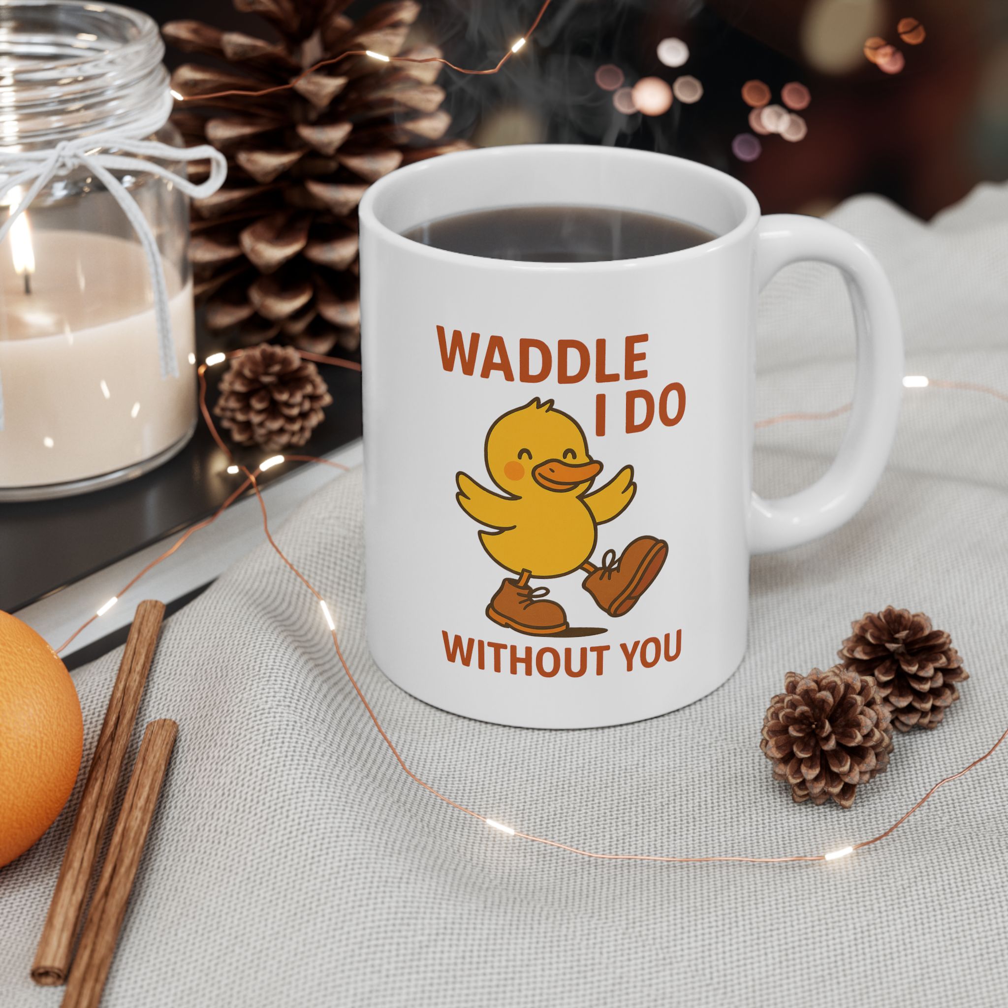 We’re a Little Waddo Ceramic Mug - Image 2