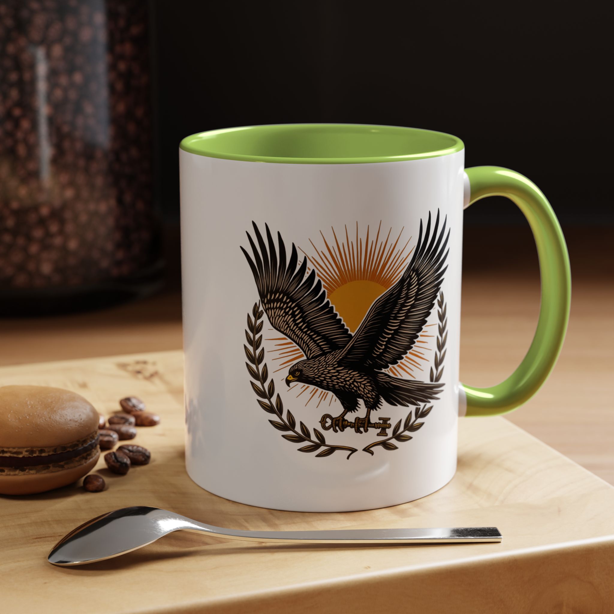 Eagle Sunrise Accent Coffee Mug - Image 10