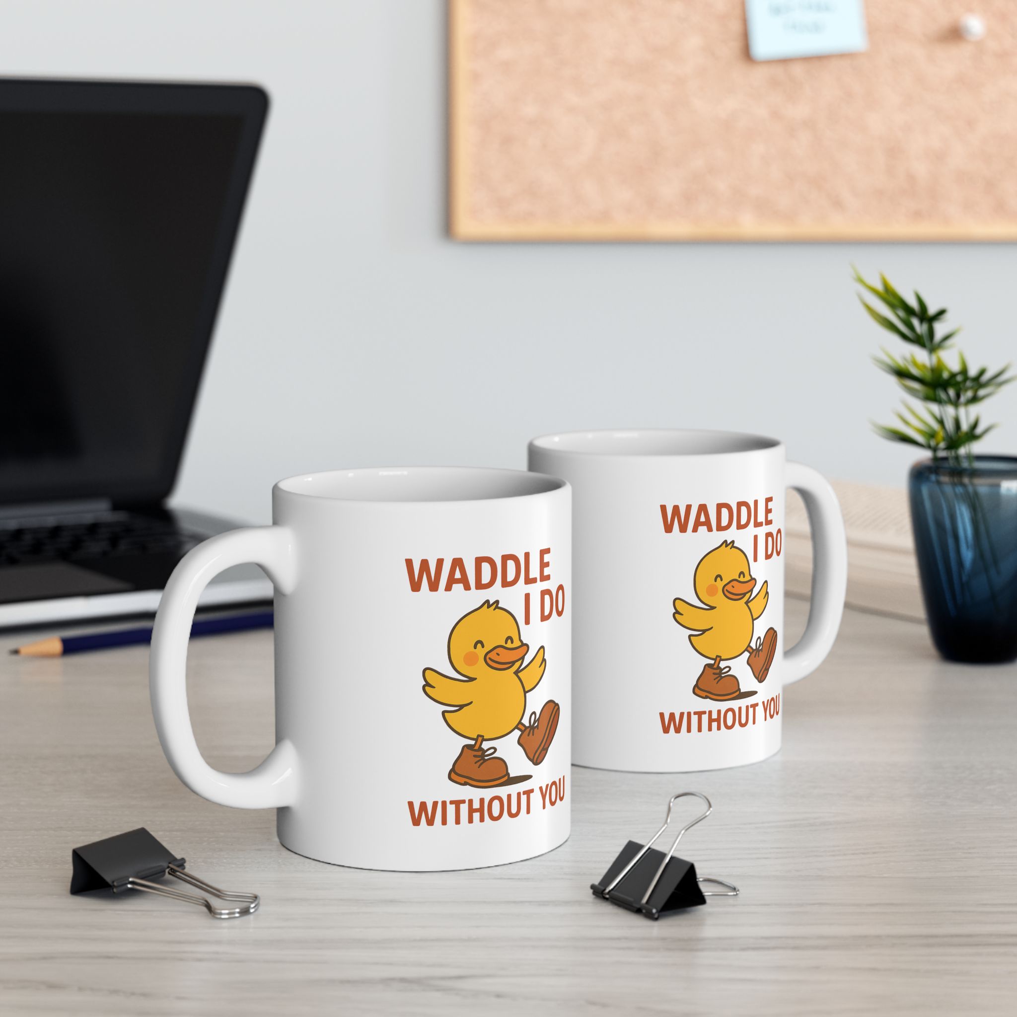 We’re a Little Waddo Ceramic Mug - Image 3