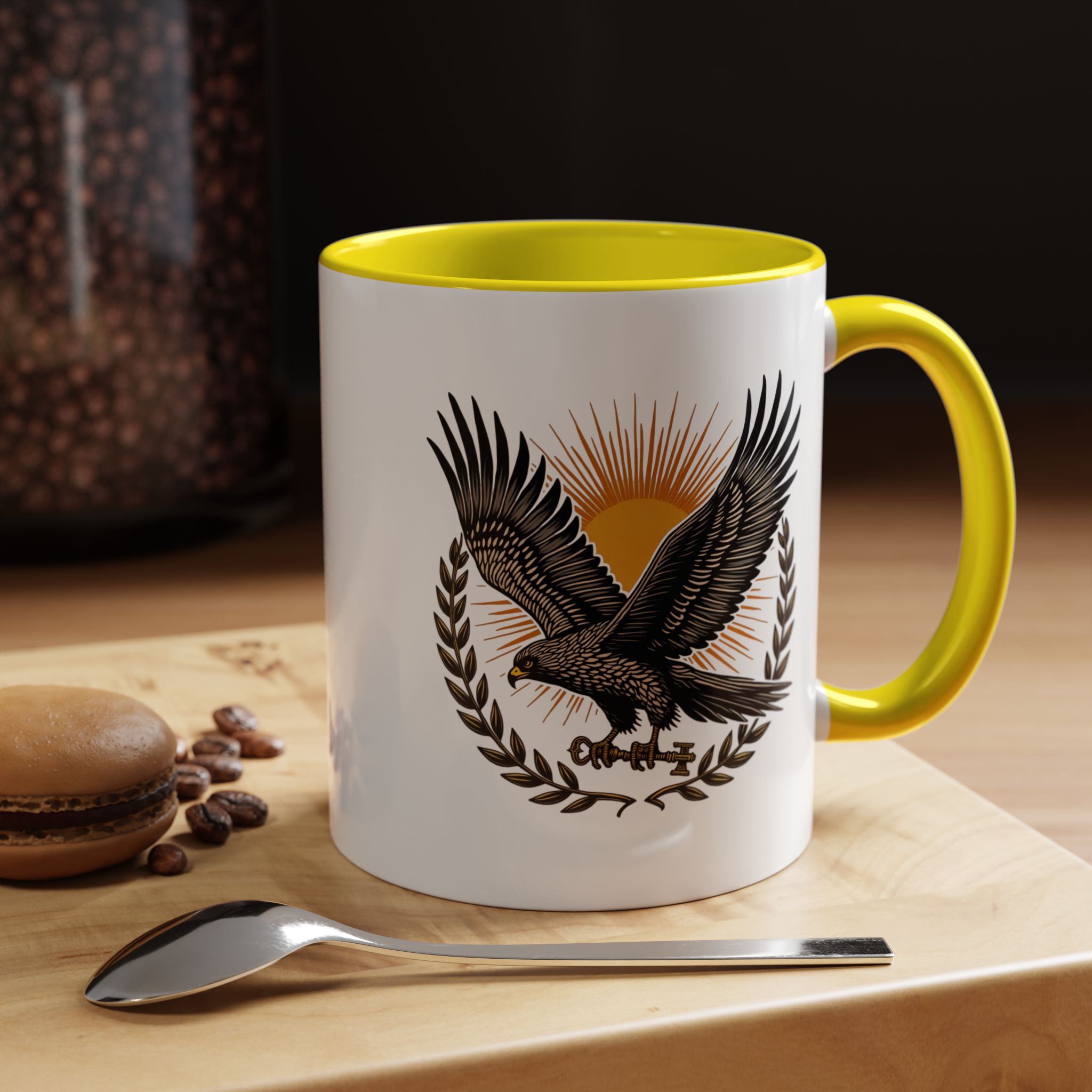 Eagle Sunrise Accent Coffee Mug - Image 8