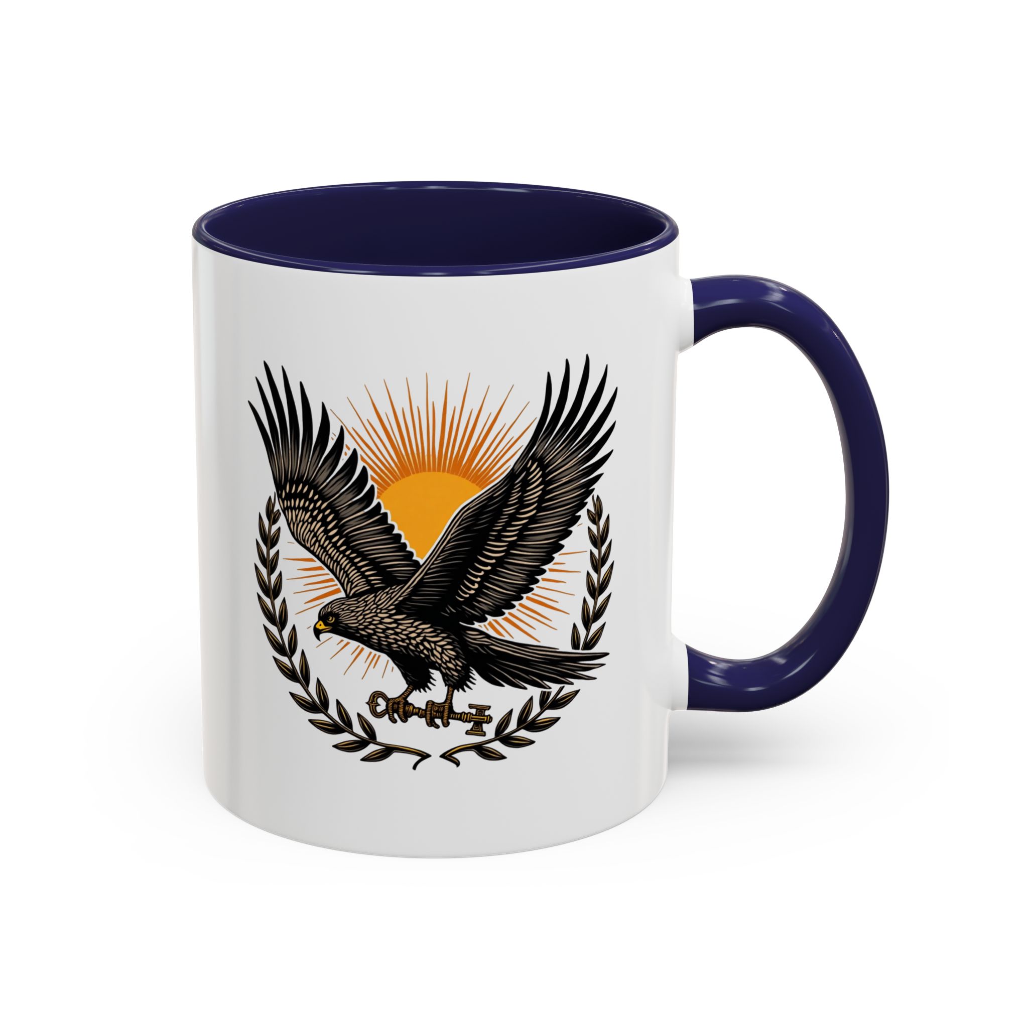 Eagle Sunrise Accent Coffee Mug - Image 2